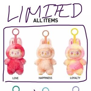 Labubu Big Into Energy Vinyl Face Plush Pendant